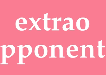 Synonym extraopponent