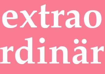 Synonym extraordinär