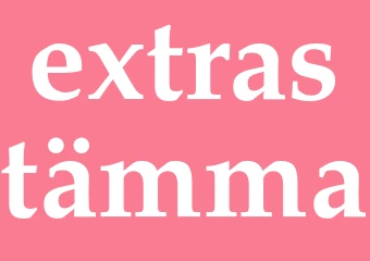 Synonym extrastämma
