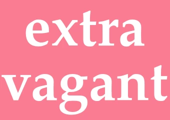 Synonym extravagant