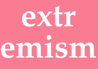 Synonym extremism