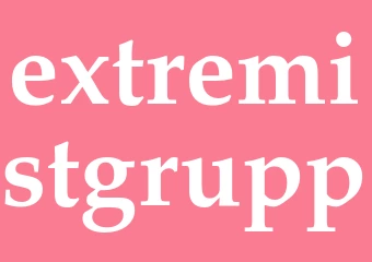 Synonym extremistgrupp