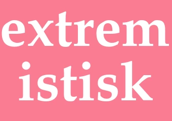 Synonym extremistisk