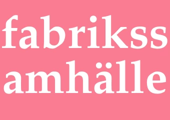 Synonym fabrikssamhälle