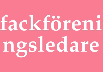 Synonym fackföreningsledare