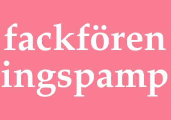 Synonym fackföreningspamp