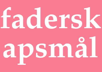 Synonym faderskapsmål