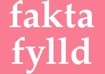 Synonym faktafylld