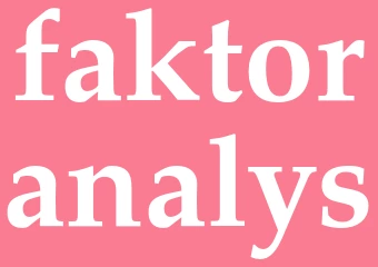 Synonym faktoranalys