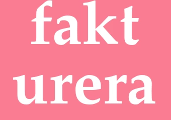 Synonym fakturera