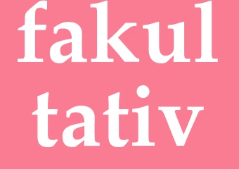 Synonym fakultativ