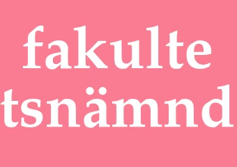 Synonym fakultetsnämnd