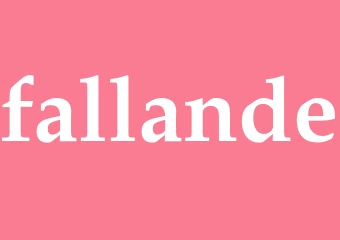 Synonym fallande