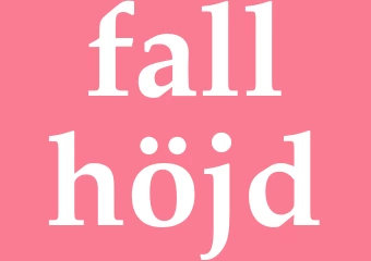 Synonym fallhöjd