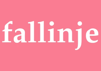 Synonym fallinje