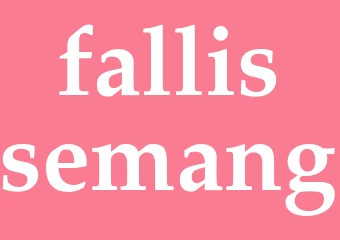 Synonym fallissemang