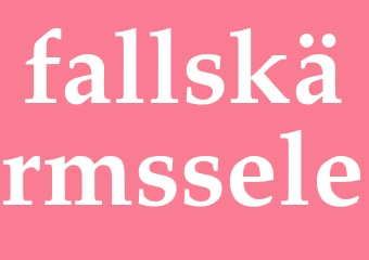Synonym fallskärmssele