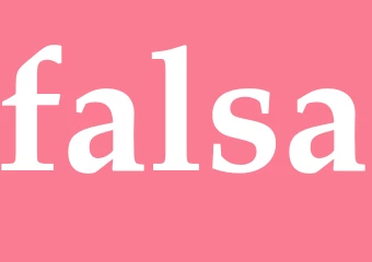 Synonym falsa