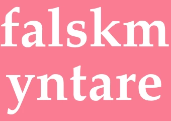 Synonym falskmyntare