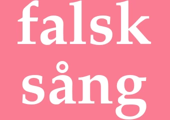 Synonym falsksång