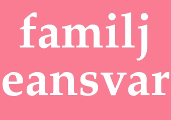Synonym familjeansvar