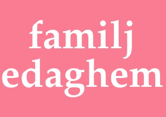 Synonym familjedaghem