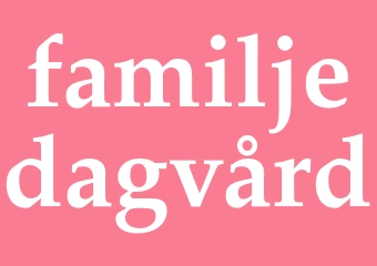 Synonym familjedagvård