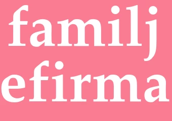Synonym familjefirma
