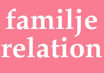 Synonym familjerelation