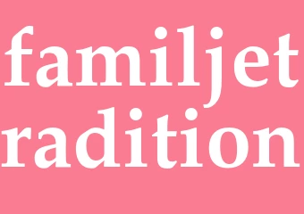 Synonym familjetradition