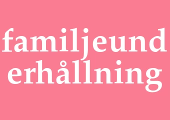 Synonym familjeunderhållning