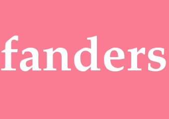 Synonym fanders