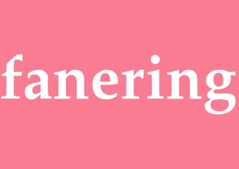 Synonym fanering