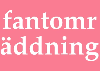 Synonym fantomräddning