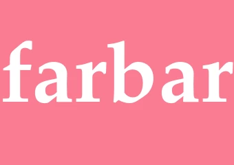 Synonym farbar