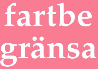 Synonym fartbegränsa