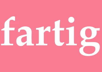 Synonym fartig