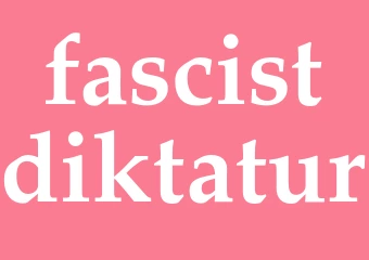 Synonym fascistdiktatur