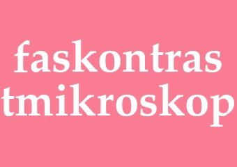 Synonym faskontrastmikroskop