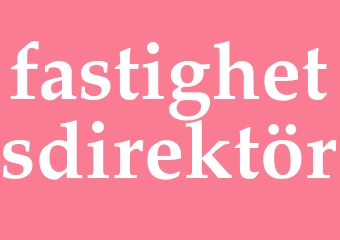 Synonym fastighetsdirektör