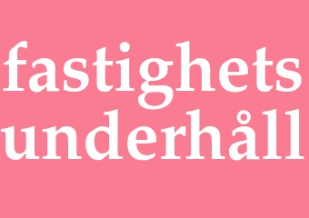 Synonym fastighetsunderhåll