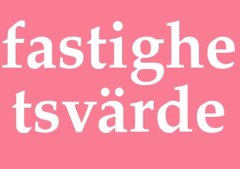 Synonym fastighetsvärde