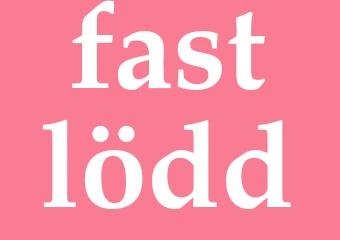 Synonym fastlödd