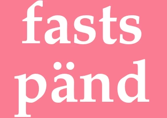 Synonym fastspänd