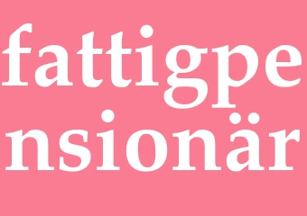 Synonym fattigpensionär