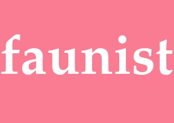 Synonym faunist