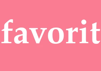 Synonym favorit