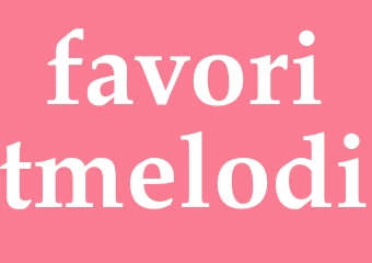 Synonym favoritmelodi
