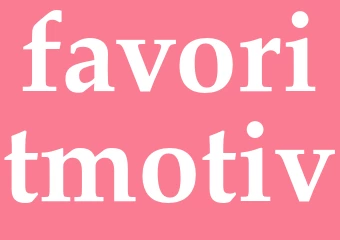 Synonym favoritmotiv