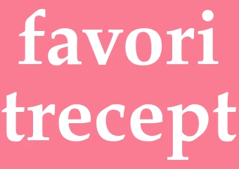 Synonym favoritrecept